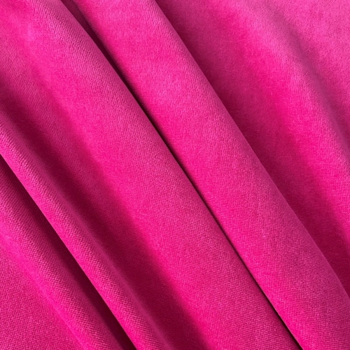 Baumwollsamt Nickistoff Fuchsia Pink