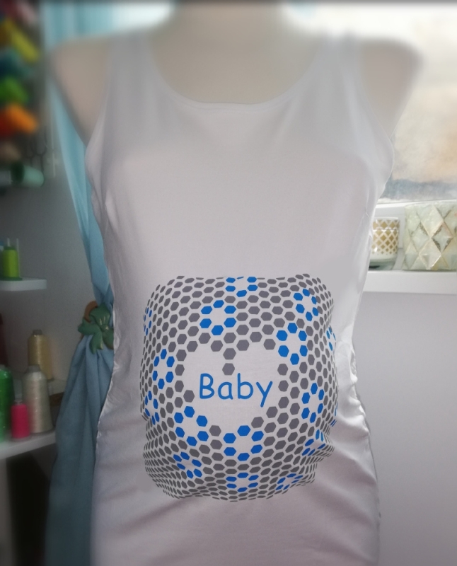 FREEBIE Plotterdatei Babybauch 3D