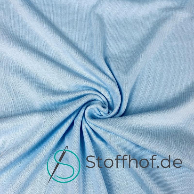 Bündchenstoff Gerippt Himmelblau