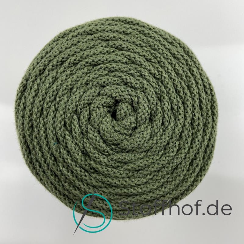 Baumwollkordel 5mm Khaki Grün