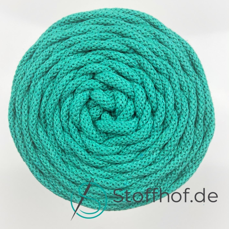Baumwollkordel 5mm Blaugrün