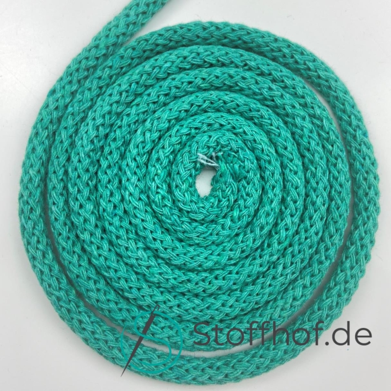 Baumwollkordel 5mm Blaugrün