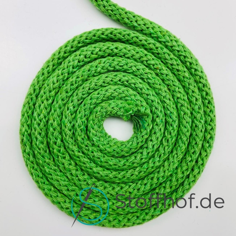 Baumwollkordel 5mm Kiwi Grün