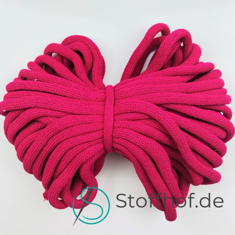 Baumwollkordel 9mm Fuchsia