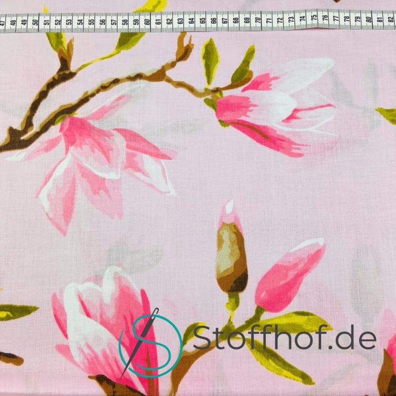 Baumwolle Magnolie Rosa