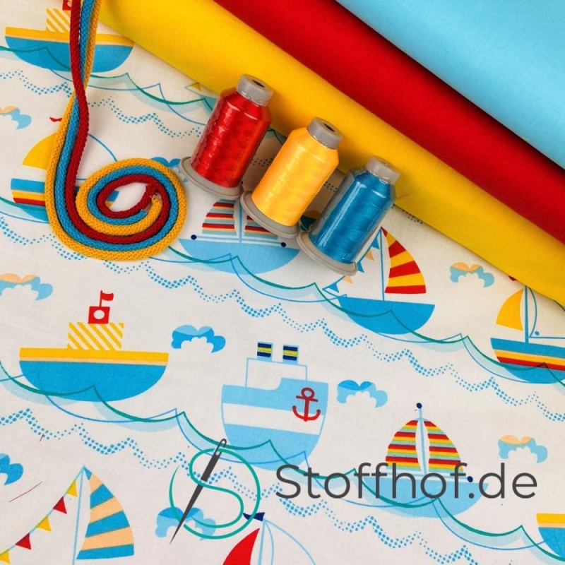 Baumwolle Bunte Boote