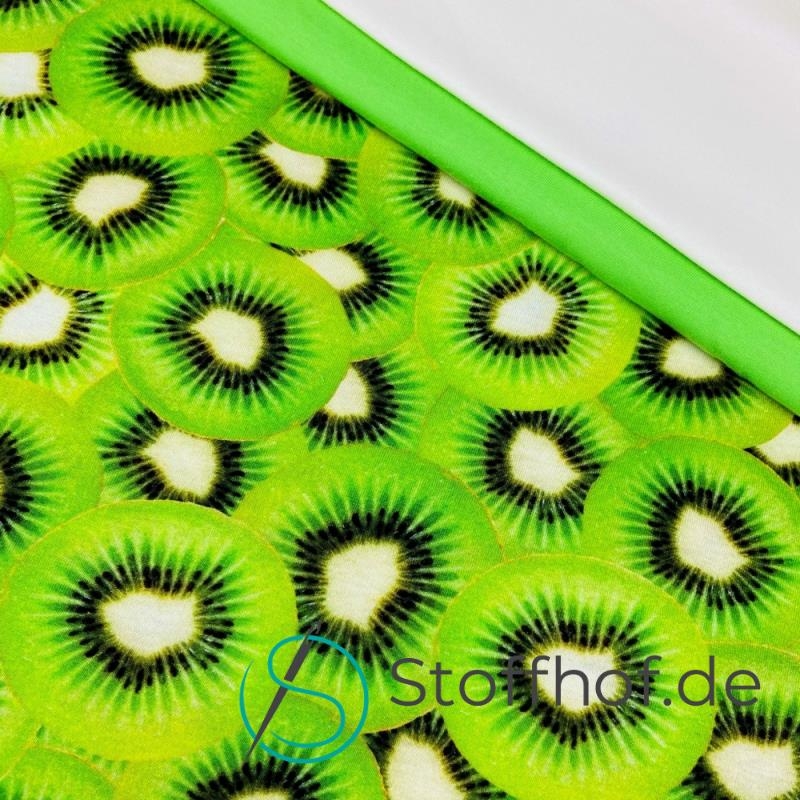 Baumwolljersey Kiwi