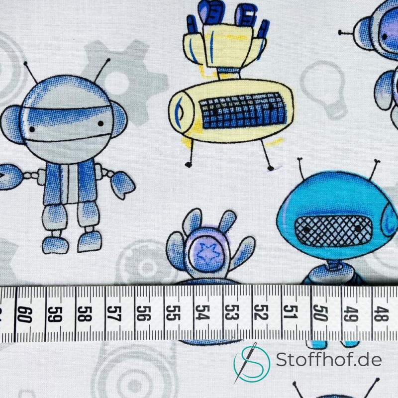 Baumwolle Retro Roboter