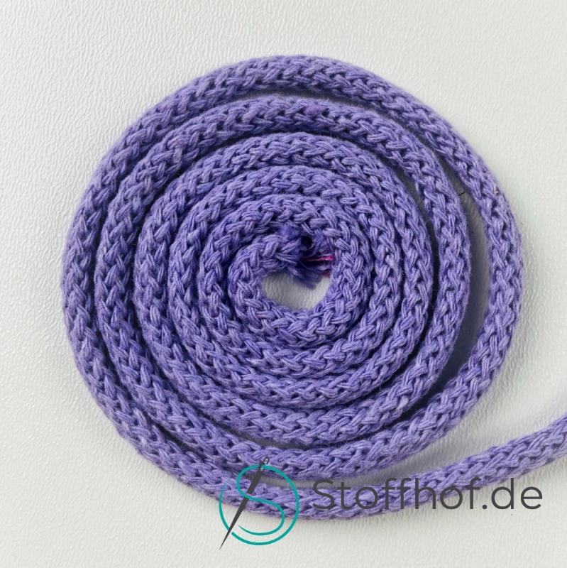 Baumwollkordel 5mm Lavendel Lila