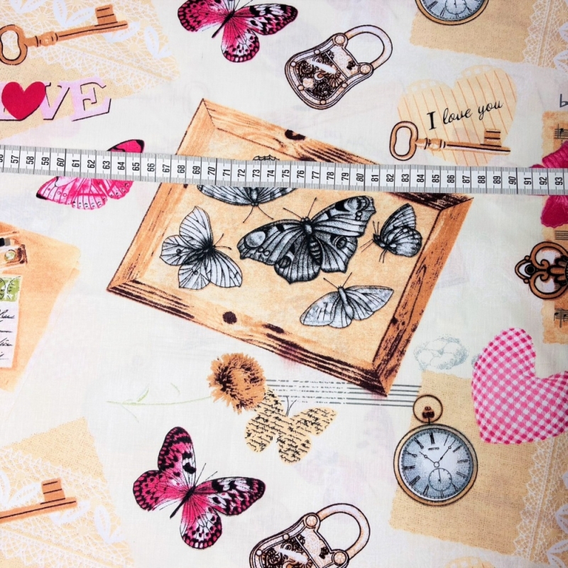 Baumwolle Vintage Liebesbriefe