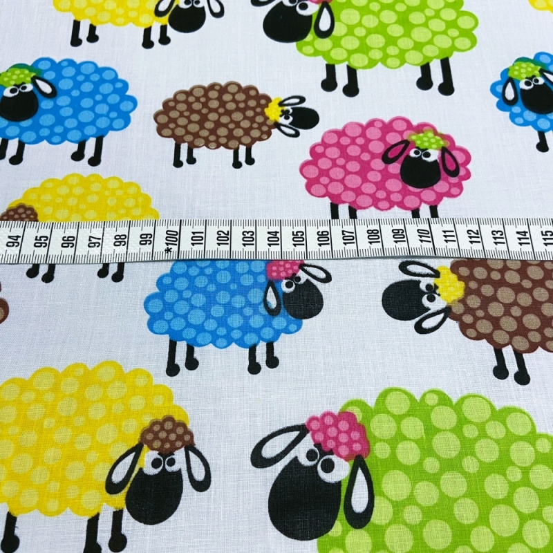 Baumwolle Bunte Schäfchen