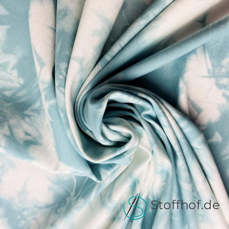 French Terry TIE DYE Mojito-Mint