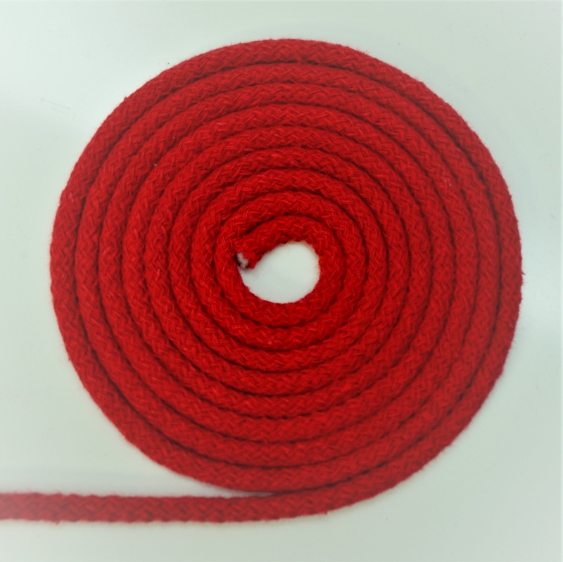 Baumwollkordel 5mm Rot