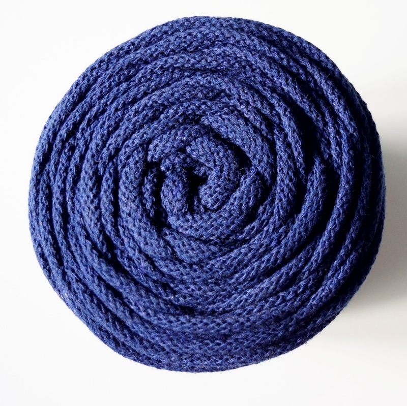 Baumwollkordel 5mm Navy Blau