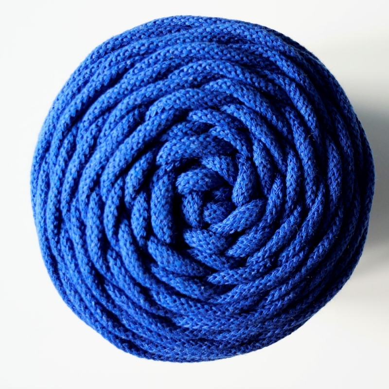 Baumwollkordel 5mm Dunkel Blau