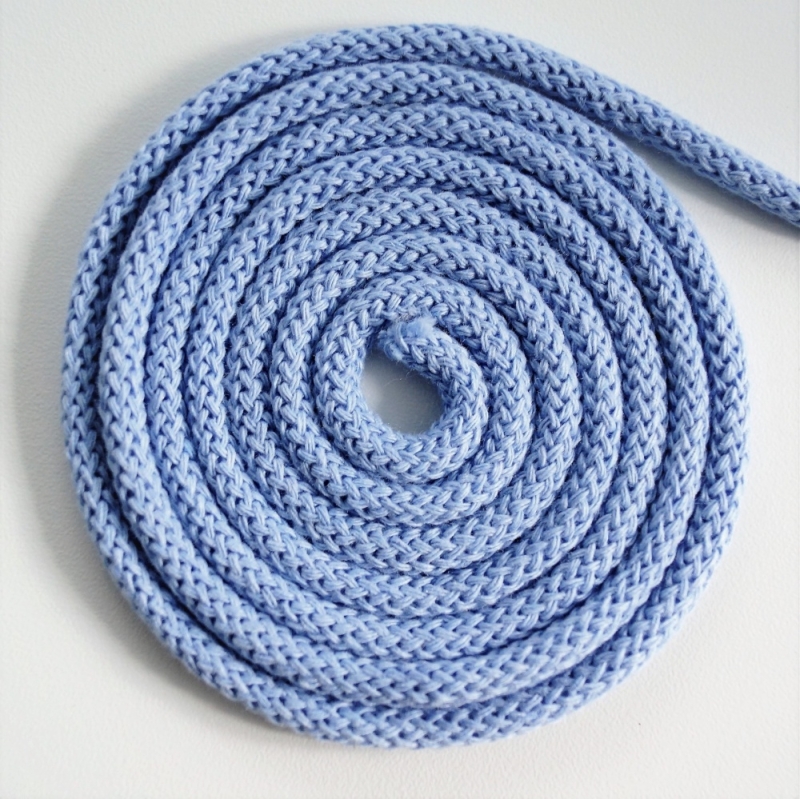 Baumwollkordel 5mm Himmelblau