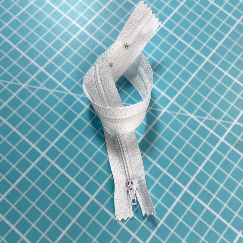 Reißverschluss Weiß 30cm