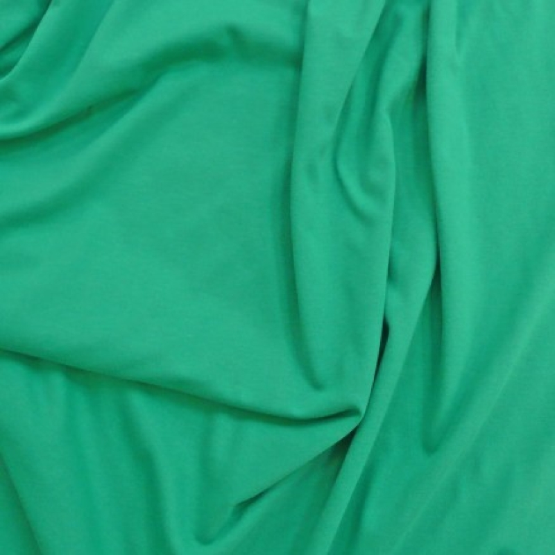 Single Jersey Schlauchware Grün