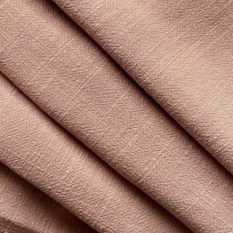 Viscose Leinen Uni Altrosa
