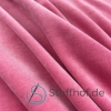 Baumwollsamt Nickistoff Dunkel Rosa