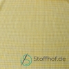 Interlock Jersey Gelb Kariert