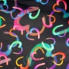 Baumwolljersey Neon Herzen