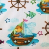 Baumwolle Bär im Boot