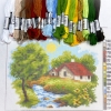 Kreuzstich-Set Sommerlandschaft 20x15cm