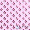 Premium Baumwolle Blumenstrauß Romantisch Rosa